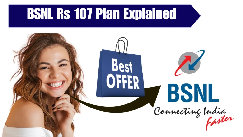 BSNL Rs 107 Plan Explained: Validity, Benefits & More